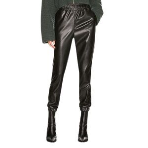Bb Dakota by Steve Madden Run The World Faux Leather Joggers
